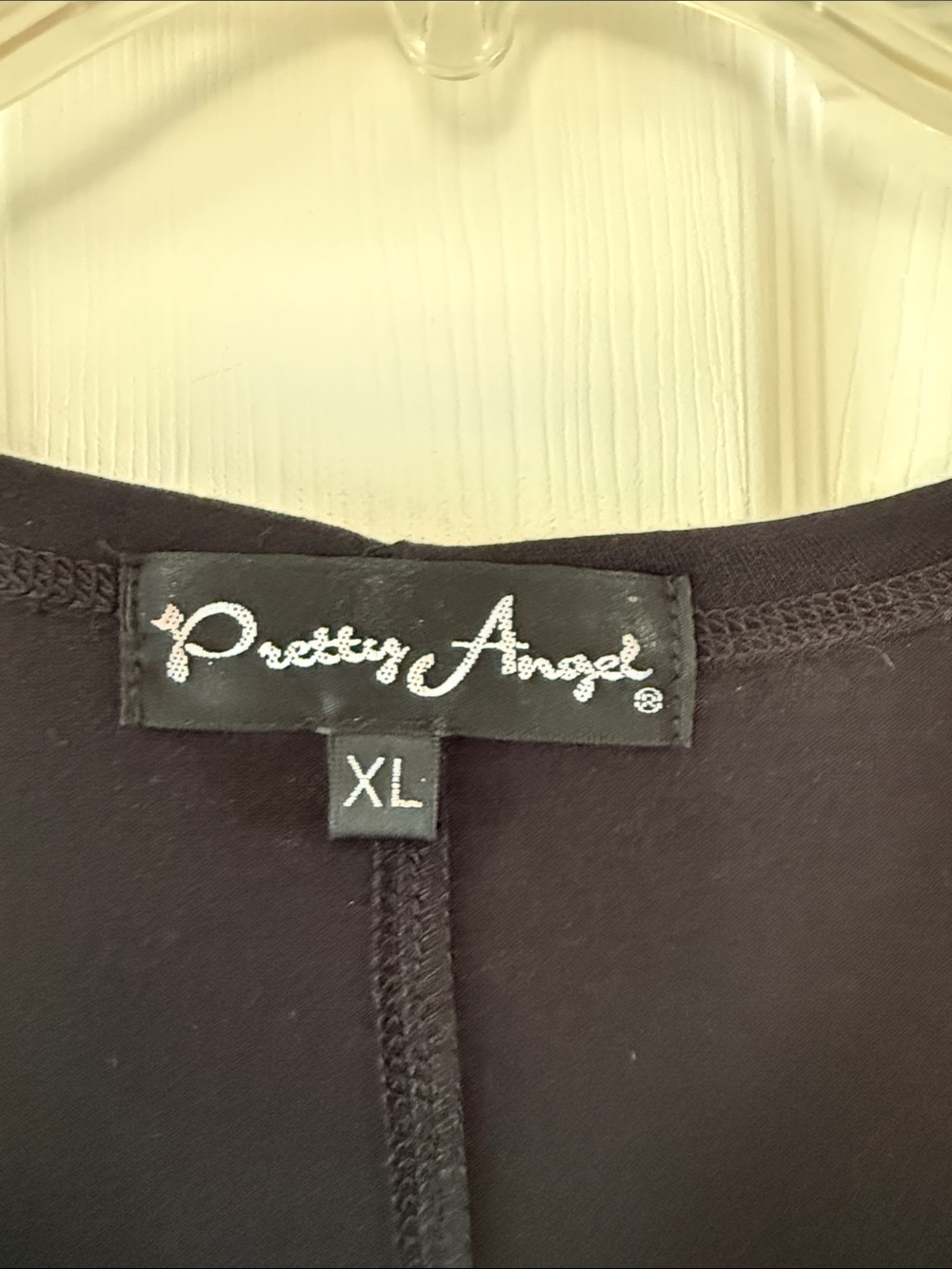 Pretty Angel Black V-Neck Long Sleeve Tunic with Pockets - Picture 2 of 5